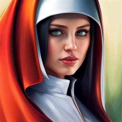 Pretty Nun Ai Generated Artwork Nightcafe Creator