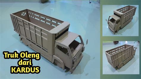 Membuat Truk Oleng Dari Kardus Make A Rocking Truck Out Of Cardboard