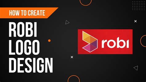 How To Design Robi Logo By Adobe Illustrator Cc 2019 Youtube