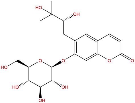 Peucedanol 7 O Glucoside 65853 04 5 Biopurify Phytochemicals Online Shop