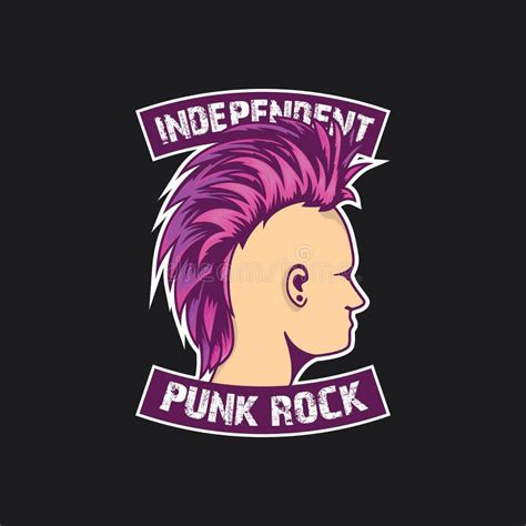 Tshirt Design Punk Rock Star Stock Illustration Illustration Of Punk