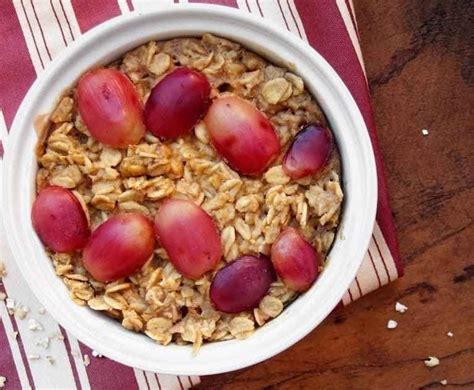 Avena de uva y crema de cacahuate de 259 1 Kcal Receta fácil en la