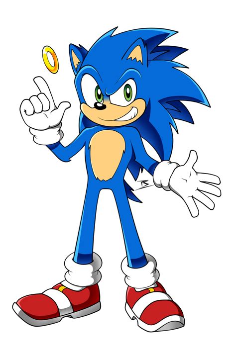 Sonic Redesign Fan Art