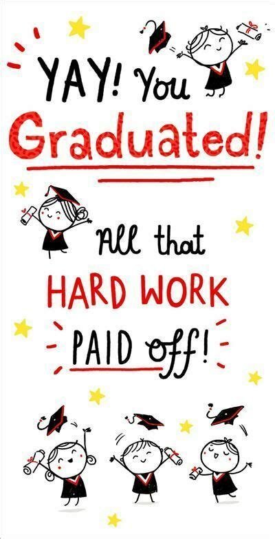 Graduation Congratulations Card Yay You Graduated Mortarboard And