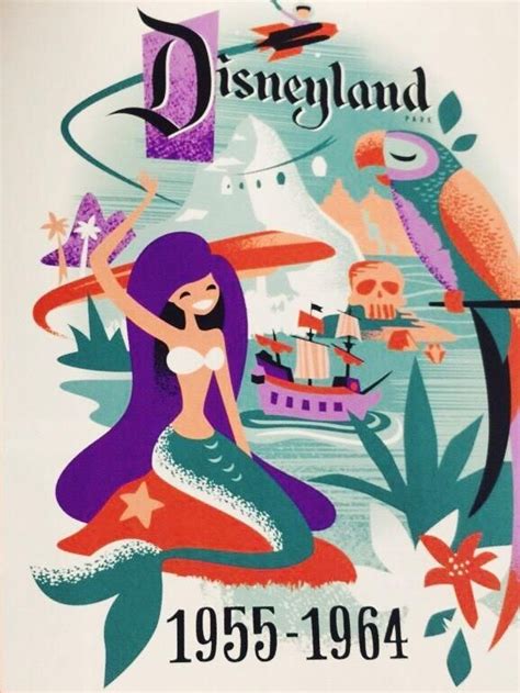 Disneyland 1955 1964 0301 In 2021 Vintage Disney Art Retro