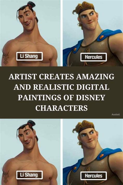 Artist Creates Amazing And Realistic Digital Paintings Of Disney