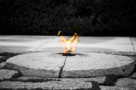 JFK Eternal Flame Photograph by Joseph Wilson - Pixels