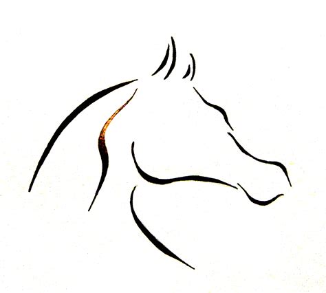 Arabian Horse Head Silhouette at GetDrawings | Free download