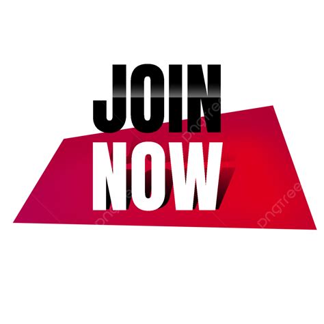 Join Now Join Now Label Join Now Text Label PNG Transparent Clipart