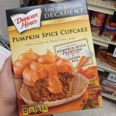 Limited Edition Decadent Duncan Hines Pumpkin Food Seasonal Food Spice Frosting