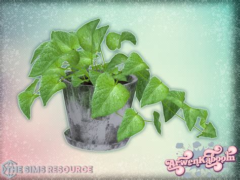 The Sims Resource Farina Plant In Cement Pot