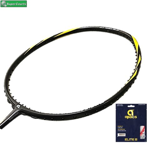 Apacs Stern 22siap Pasang Tali 4 KnotApacs Or Power Max String