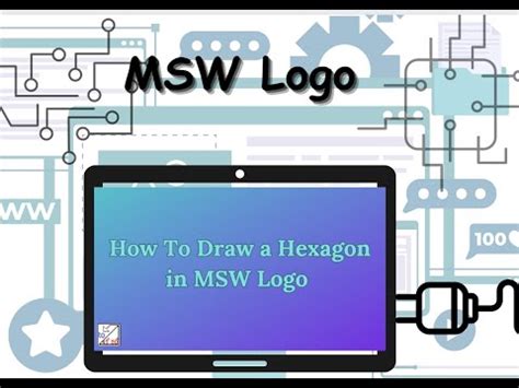 MSW Logo | How to Draw a Hexagon - YouTube