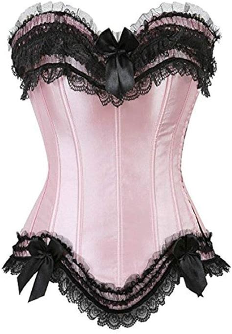 Bolawoo Mesdames Corset Top Satin Corsage De Mode Vintage Mode Chic