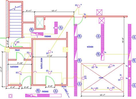 Electrical Plan Cad Drawing | Online Wiring Diagram