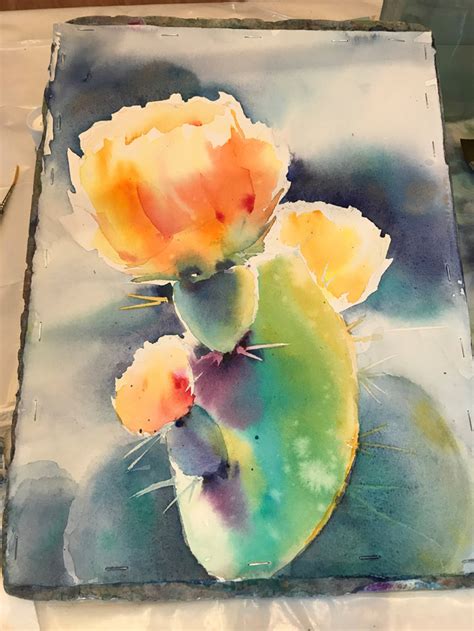 Yvonne Joyner Workshop Photos Northern Arizona Watercolor Society