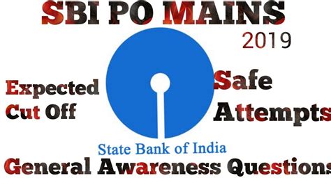 SBI PO MAINS 2019 General Awareness Questions Asked In Mains Safe