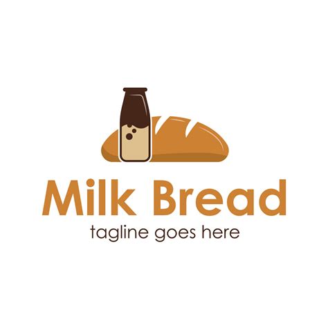 Milk Bread Logo Design Template 5380269 Vector Art at Vecteezy