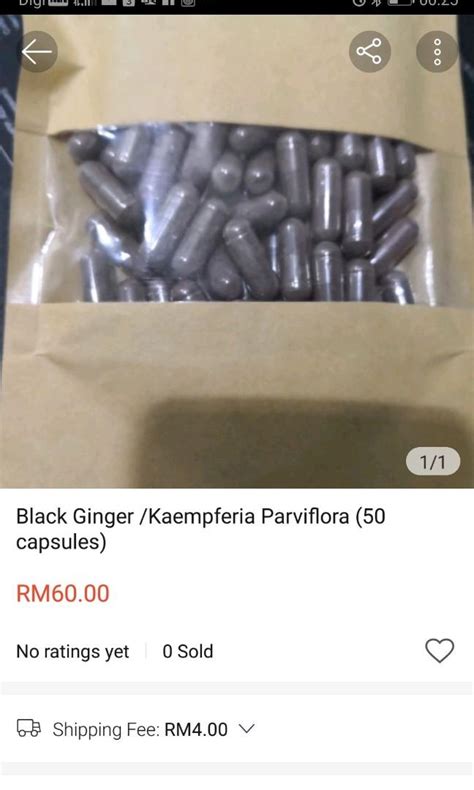 Black Ginger Kaempferia Parviflora Beauty Personal Care Fragrance