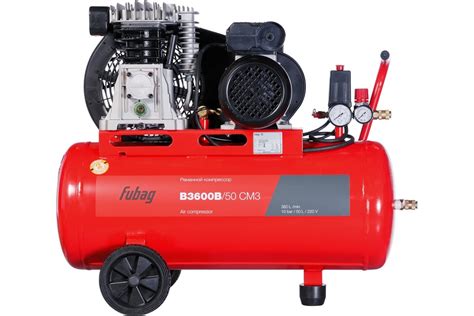 Компрессор FUBAG B3600B/50 CM3, 360 л/мин, 50л, 10бар, 2.2кВт 61431371 ...