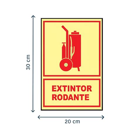 Se Al De Extintor Rodante Fotoluminiscente X Cm Force