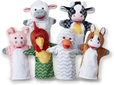 Jp Melissa And Doug Barn Buddies Hand Puppets おもちゃ