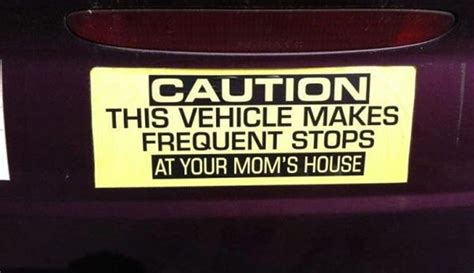 Reddit Users Share Hilarious Bumper Stickers Theyve Seen Daily Mail