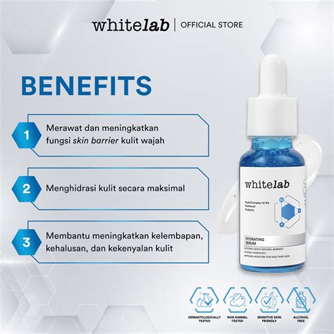 Whitelab Hydrating Serum Serum Kulit Kering Perkuat Hidrasi Untuk