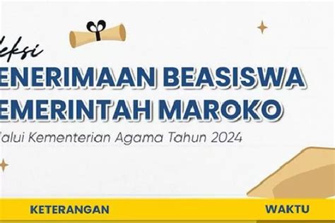 Kementrian Agama Ri Buka Beasiswa Penerimaan Beasiswa Pemerintah Maroko