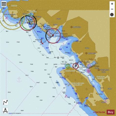 Plan Zadar Marine Chart Hr Hr C B Nautical Charts App