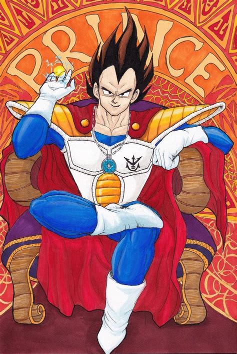 Il Principe Vegeta Dragones Dragon Ball Artistas