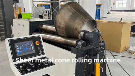 How To Roll Cone Use Plate Rolling Machine Sheet Metal Cone Rolling