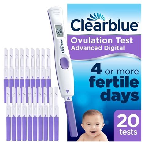 Buy Clearblue Advanced Digital Ovulation Kit Test Dual Hormone 20