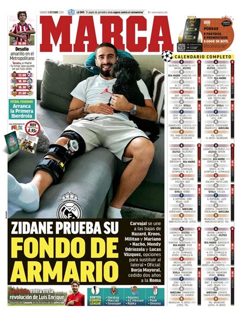 La Portada Del Diario Marca 03 10 2020