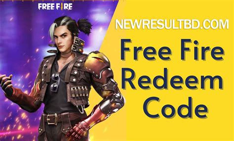 Free Fire Redeem Code Today Garena Ff Reward