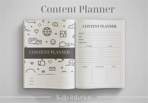 Vacation Planner Kdp Interior Graphic By Jane Minner Creative Fabrica