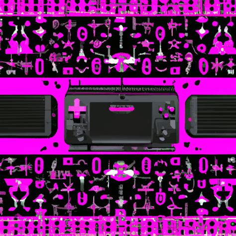 Computer Game Console Pattern · Creative Fabrica