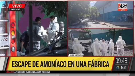 Explosi N Y Fuga De Amon Aco En Una F Brica En Barracas Youtube