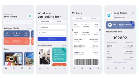 Flutter Ticket Booking App