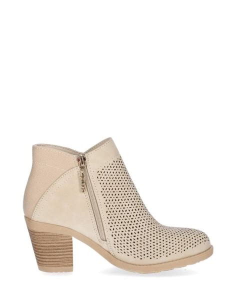 Chika Tonia Botines Mujer Beige