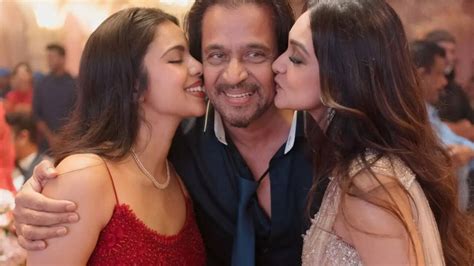 arjun sarja daughters arjun sarja  kisses   daughters