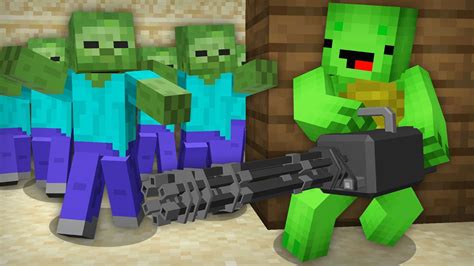 Mikey Saving Jj From Zombie Apocalypse In Minecraft Challenge Maizen