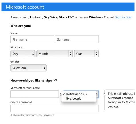 Setting Up A Microsoft Account For Windows Phone 8 Windows Central