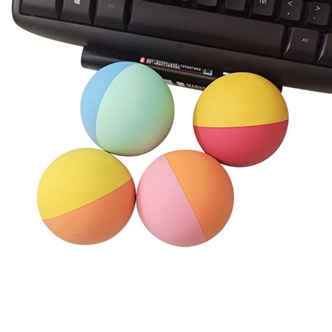 Customized Logo 6cm High Bounce Rubber Ball Game Bouncy Ball Colorful