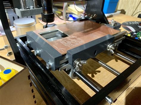 Free D File Cnc Pcb Holder Full X On A Cnc Object To