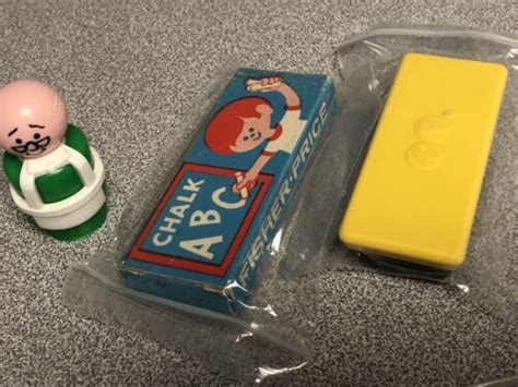 Sesame Street Fisher Price Chalk And Eraser With Mr Hooper Rare ...
