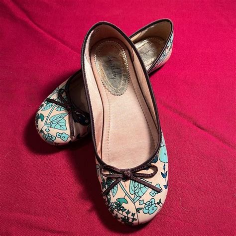 Sam And Libby Shoes Sam Libby Floral Print Ballet Flats 95 Poshmark