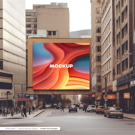 City Billboard Mockup | Premium AI-generated PSD