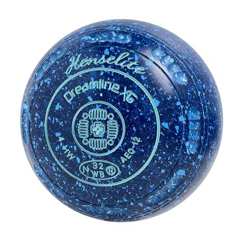 Henselite (World Bowls) Dreamline XG Lawn Bowls Size 4 Heavy Gripped ...