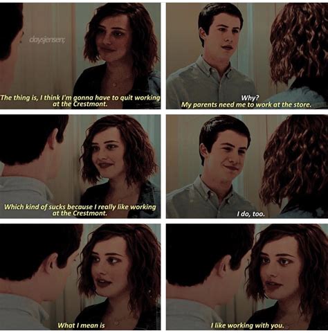 Clay And Hannah 13 Reasons Why 13 Reasons Why Quotes 13 Reasons Why